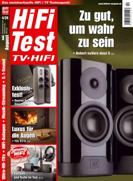 HiFi Test TV HiFi – Juli-August 2026 Cover