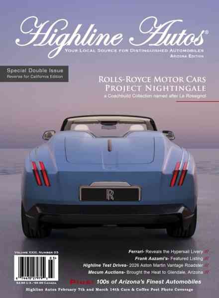 Highline Autos – Volume XXIII Number 3 2026 Cover