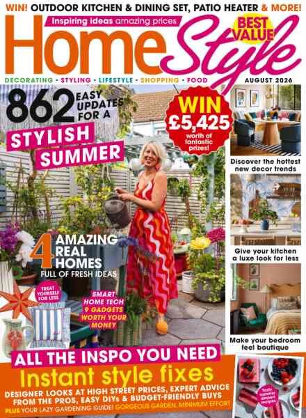 HomeStyle UK – August 2026 Cover
