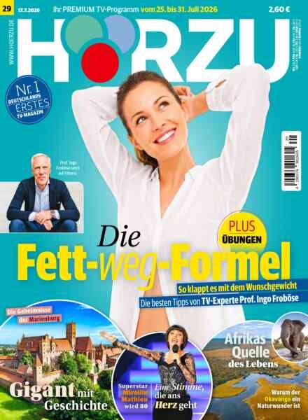 Horzu – 17 Juli 2026 Cover
