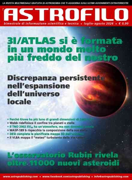 I’Astrofilo – Luglio-Agosto 2026 Cover