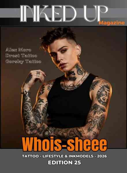 Inked Up Magazine – Issue 25 May 2026 Cover
