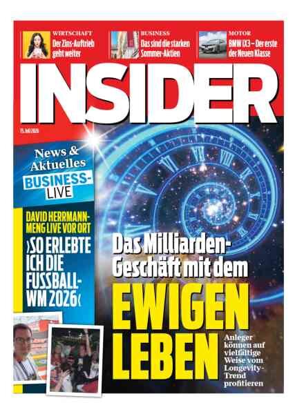 Insider Austria – 15 Juli 2026 Cover