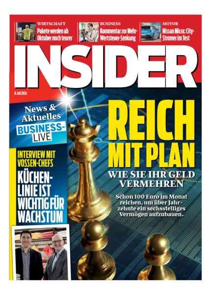Insider Austria – 8 Juli 2026 Cover