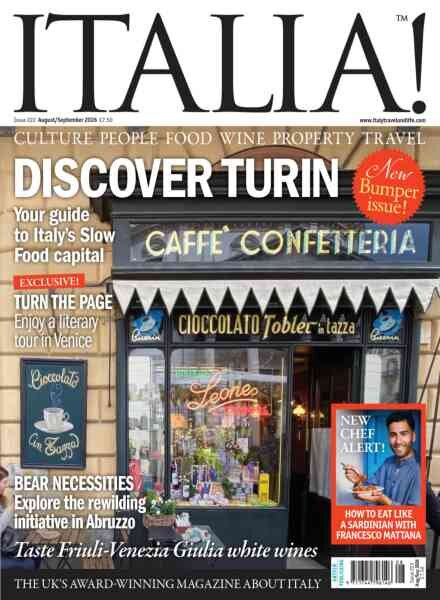 Italia! Magazine – August-September 2026 Cover