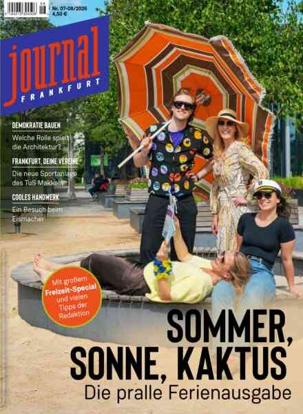 Journal Frankfurt – Juli-August 2026 Cover