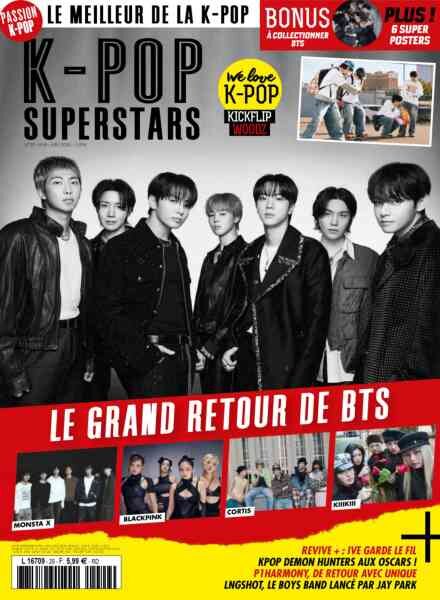 K-Pop Superstars French Edition – Mai-Juin 2026 Cover