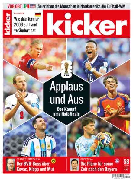 Kicker – 13 Juli 2026 Cover