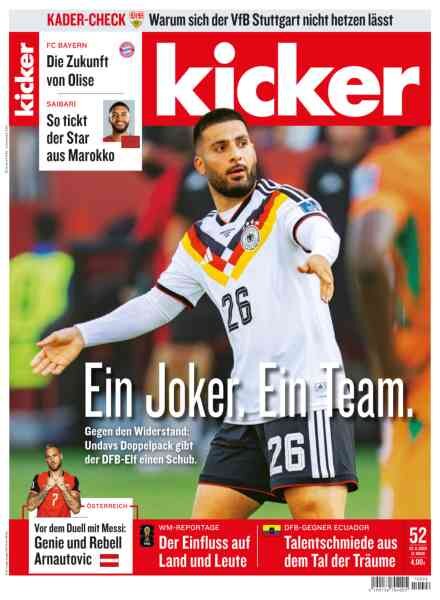 Kicker – 22. Juni 2026 Cover