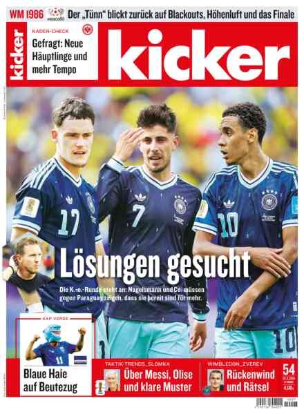 Kicker – 29. Juni 2026 Cover