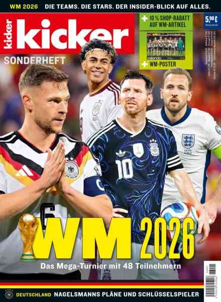 Kicker Sonderheft – WM 2026 Cover