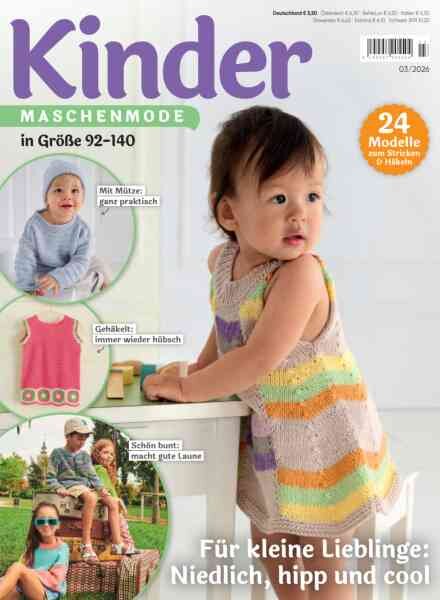 Kinder Maschenmode – Juli 2026 Cover