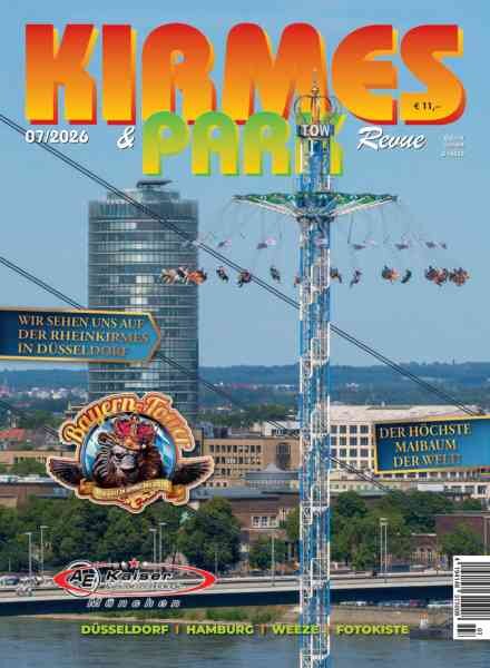 Kirmes & Park Revue – Juli 2026 Cover