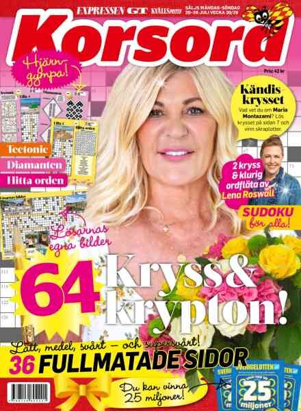 Korsord – 20 Juli 2026 Cover