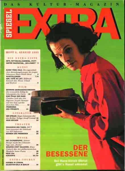 Kultur Spiegel – August 1995 Cover