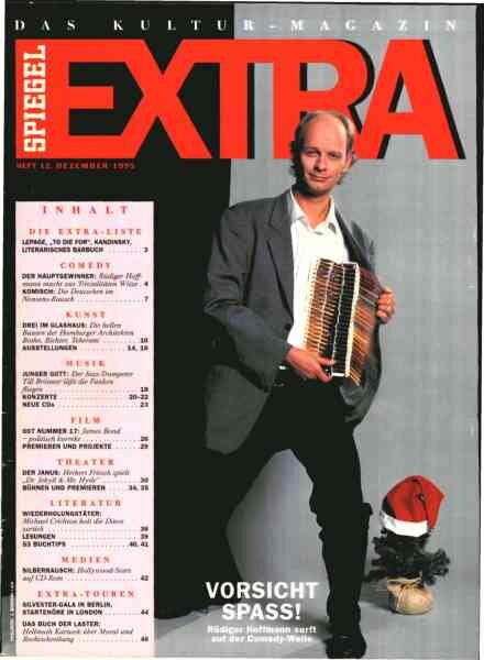 Kultur Spiegel – Dezember 1995 Cover
