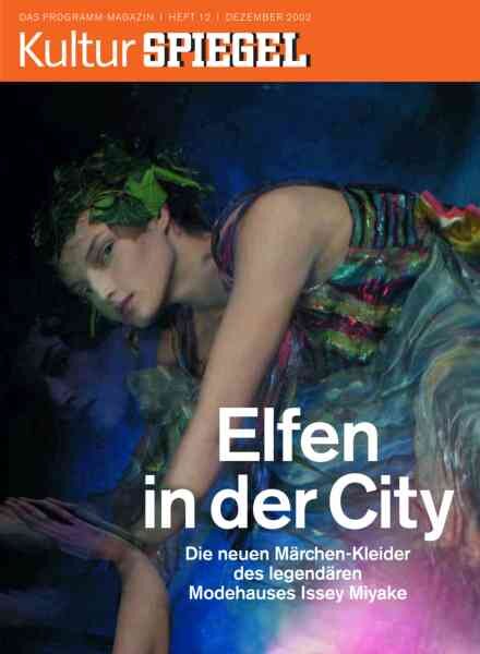 Kultur Spiegel – Dezember 2002 Cover