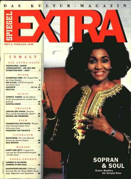 Kultur Spiegel – Februar 1996 Cover