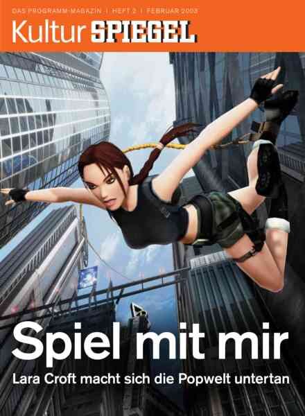 Kultur Spiegel – Februar 2003 Cover