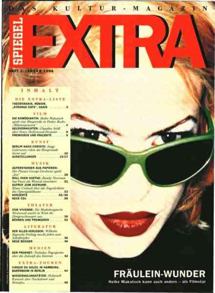 Kultur Spiegel – Januar 1996 Cover