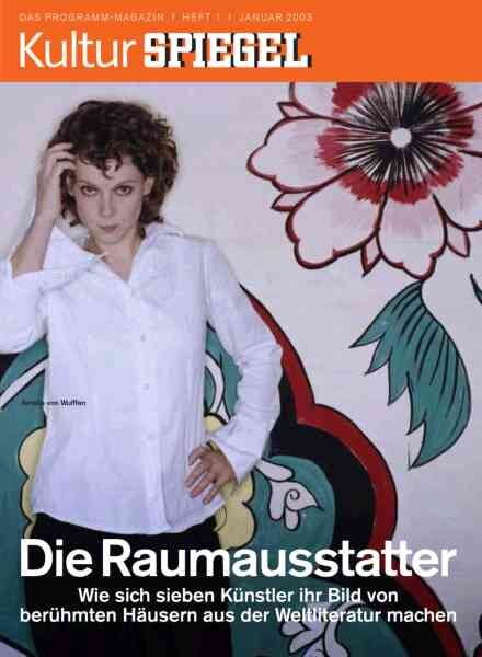 Kultur Spiegel – Januar 2003 Cover
