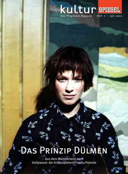 Kultur Spiegel – Juli 2001 Cover