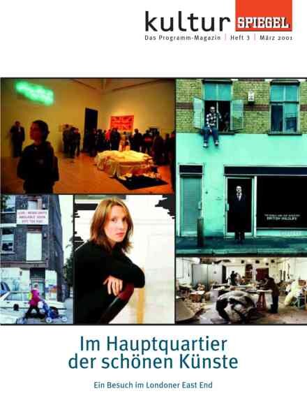 Kultur Spiegel – Marz 2001 Cover