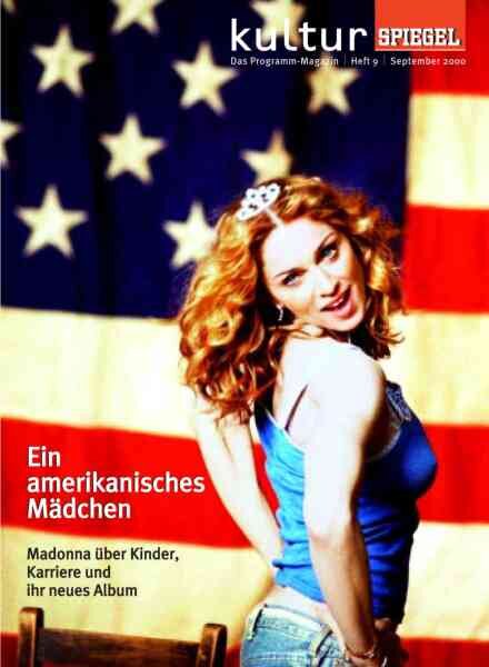 Kultur Spiegel – September 2000 Cover