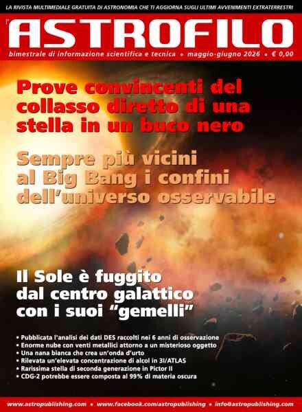 l’Astrofilo – Maggio-Giugno 2026 Cover