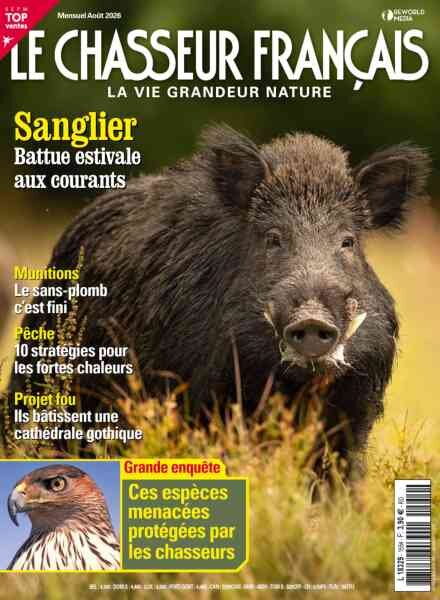 Le Chasseur Francais – Aout 2026 Cover
