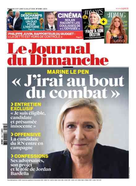Le Journal du dimanche – 12 Juillet 2026 Cover