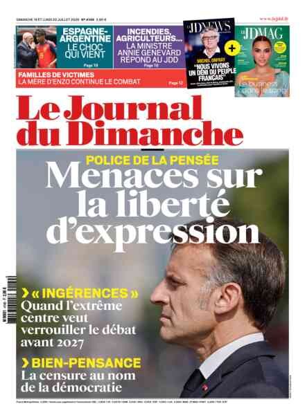 Le Journal du dimanche – 19 Juillet 2026 Cover