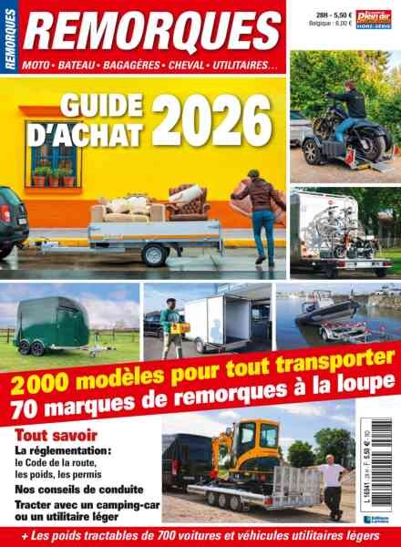 Le Monde du Plein-Air – Hors-Serie Remorques – N 28 2026 Cover