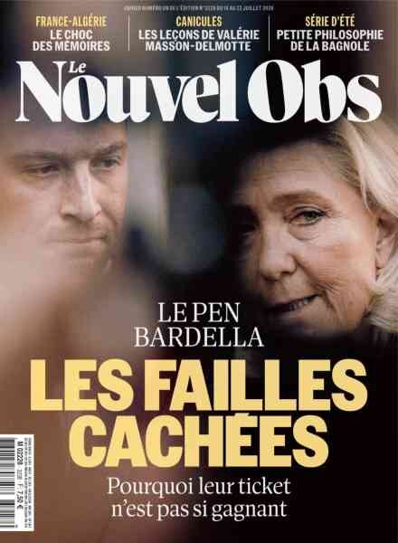 Le Nouvel Obs – 16 Juillet 2026 Cover