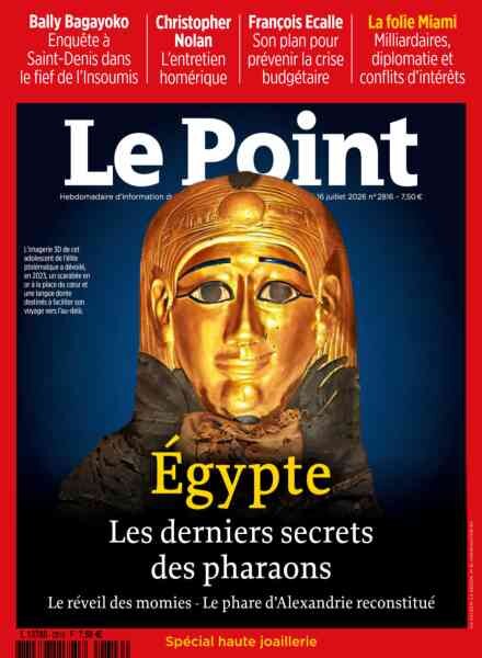 Le Point N2816 – 16 Juillet 2026 Cover