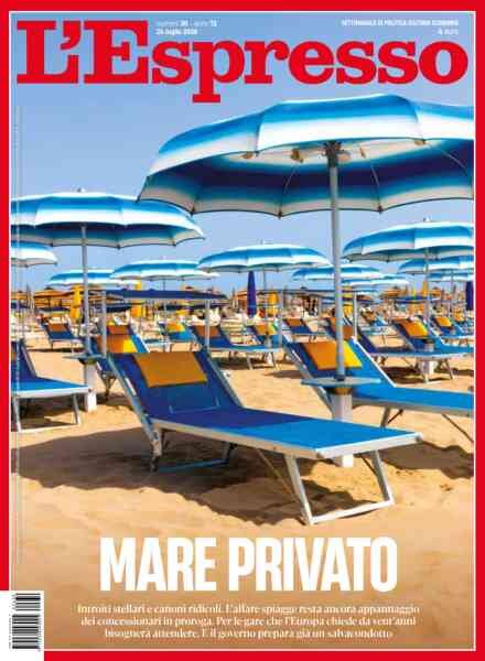 L’Espresso – 24 Luglio 2026 Cover