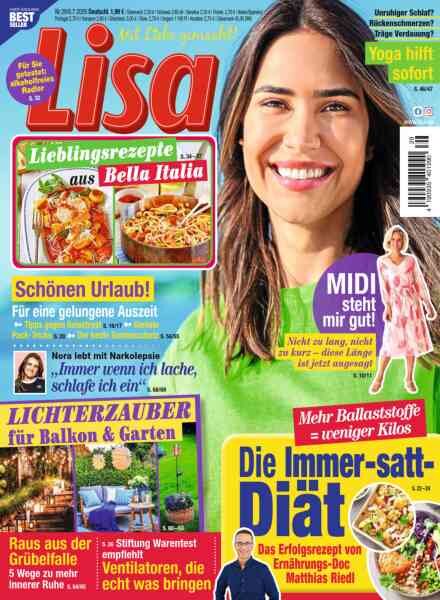 Lisa – 8 Juli 2026 Cover