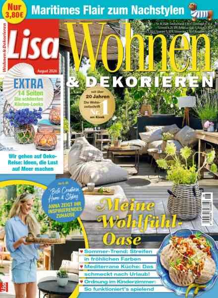 Lisa Wohnen & Dekorieren – August 2026 Cover