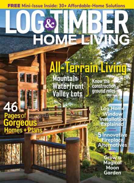 Log & Timber Home Living – August 2026 Cover