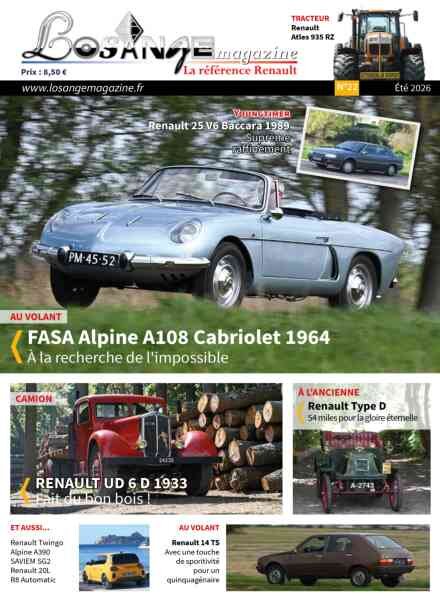 Losange Magazine edition francaise – Juillet 2026 Cover