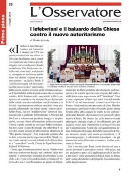 L’Osservatore – 11 Luglio 2026