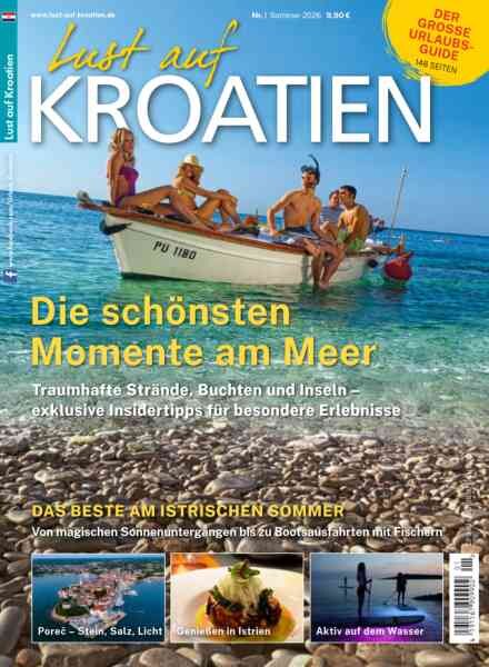 Lust auf Kroatien – Sommer 2026 Cover