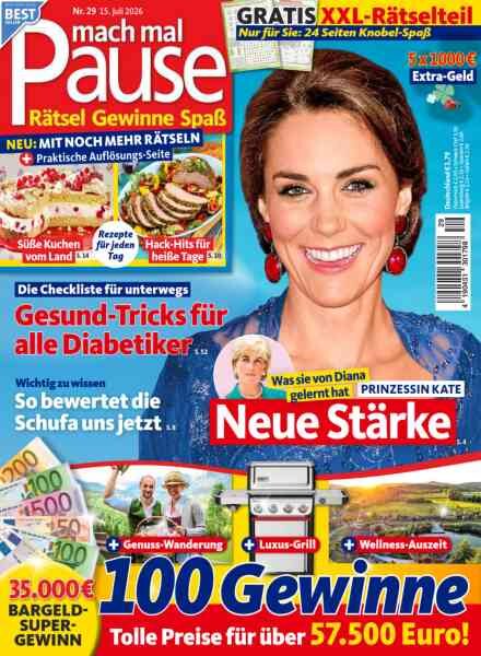 Mach mal Pause – 15 Juli 2026 Cover