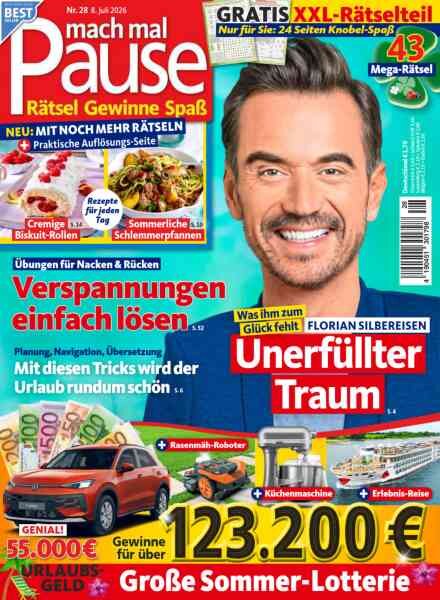 Mach mal Pause – 8 Juli 2026 Cover