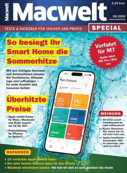 Macwelt Special – August 2026 Cover