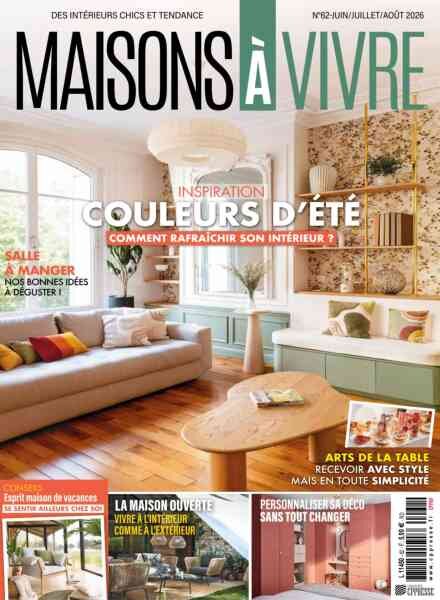Maisons a Vivre – Juin-Aout 2026 Cover