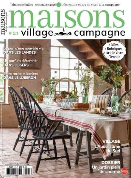 Maisons Village et Campagne – Juillet-Aout-Septembre 2026 Cover