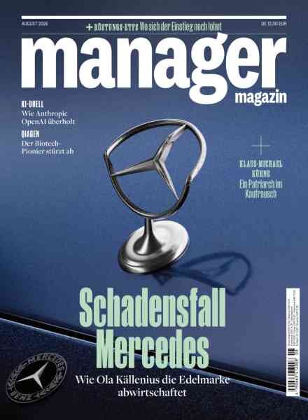Manager Magazin – August 2026 Cover