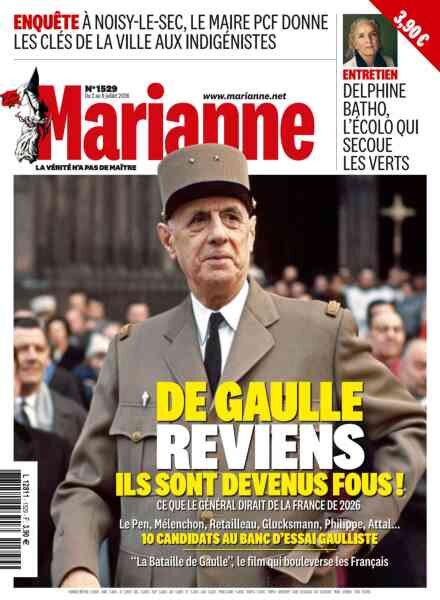 Marianne – 2 Juillet 2026 Cover