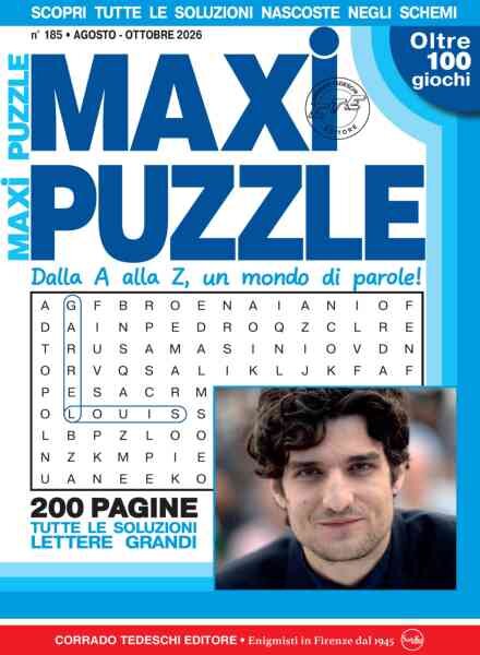 Maxi Puzzle – Agosto-Ottobre 2026 Cover